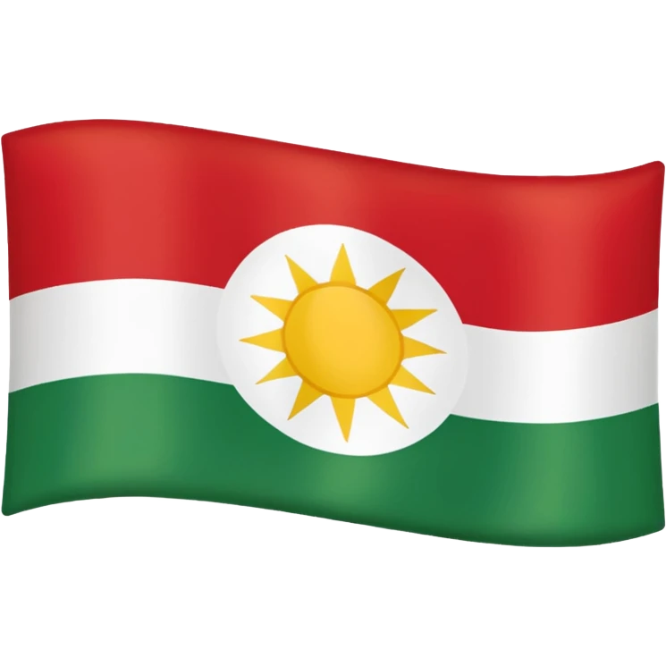 kurdistan flag emoji