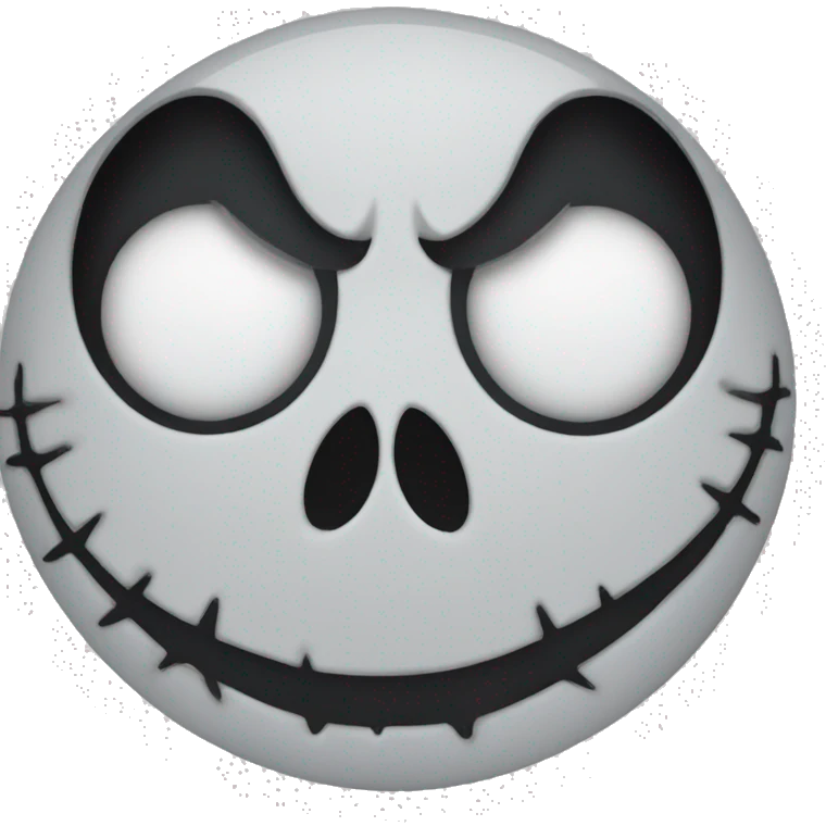 Jack skellington face emoji