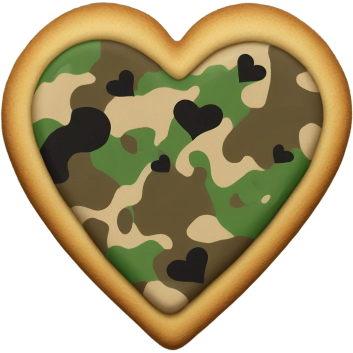 Tactical cookie heart emoji