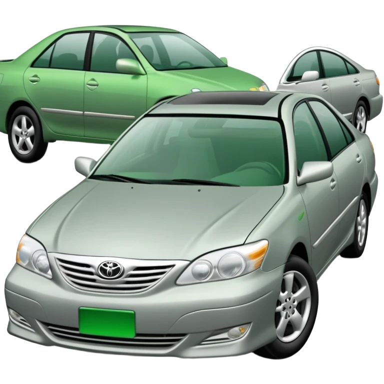Dark Silver Green 2003 Toyota Camry emoji