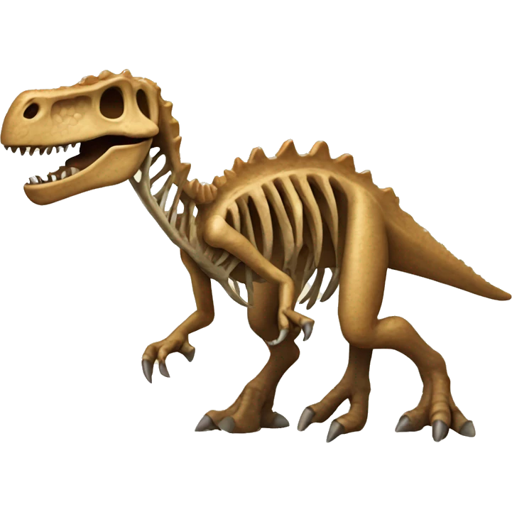 dinosaur fossil emoji