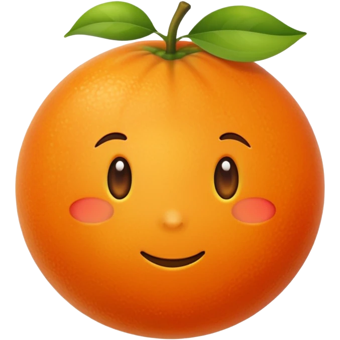 portakal meyvesi tek emoji