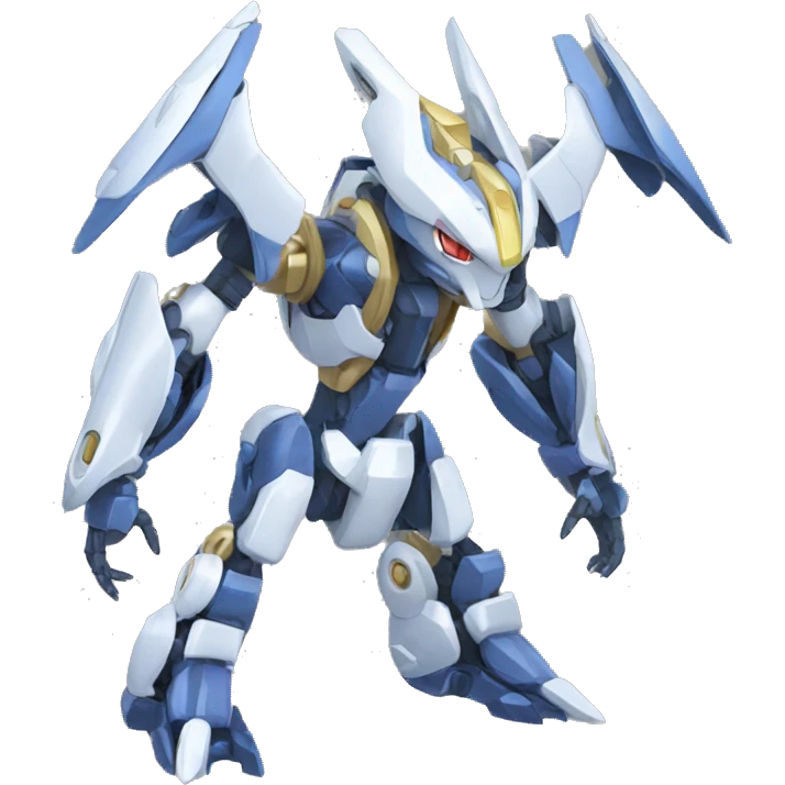 Futuristic Mechanical Pokémon-Medabot-Dragon full body emoji