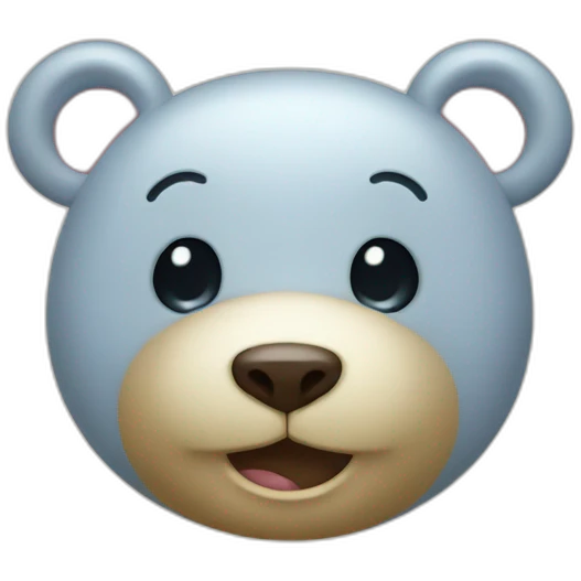 Un Bisounours emoji