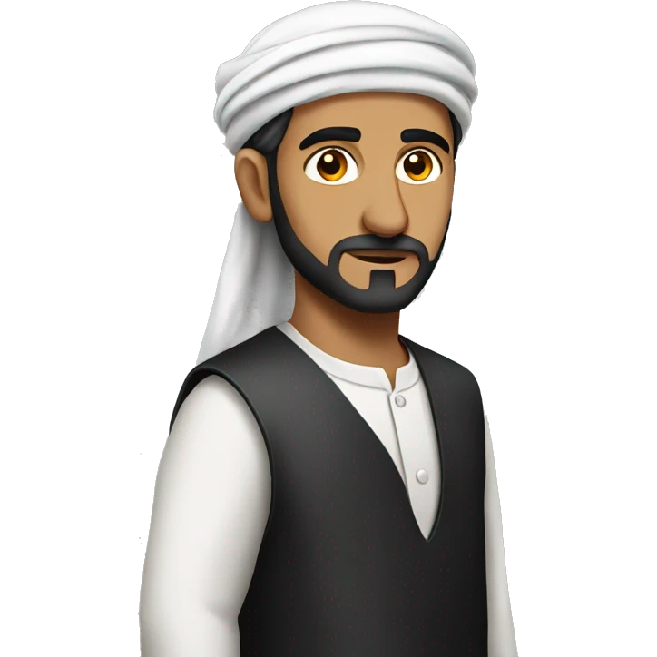 Serious Arab Muslim emoji