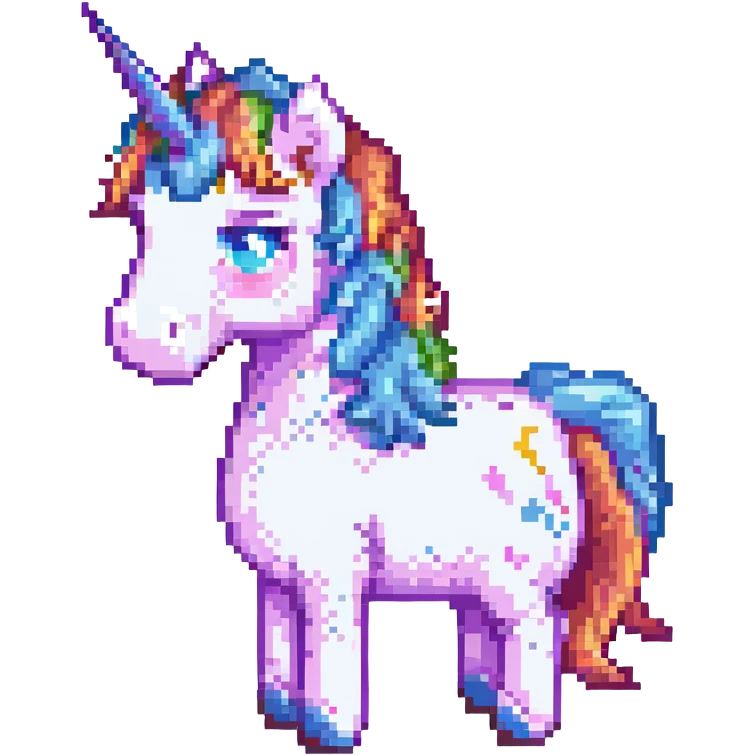 единорог, no background emoji