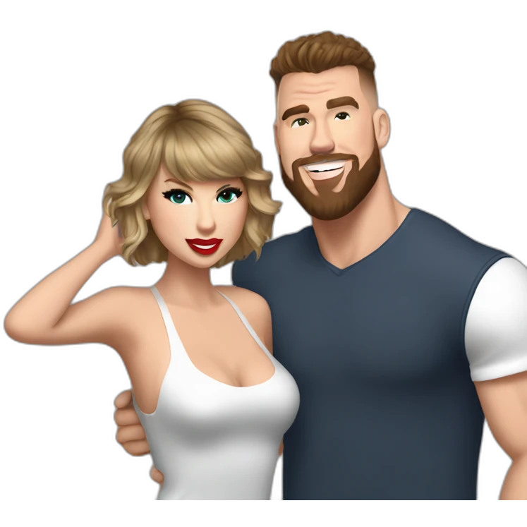 Taylor Swift with Travis kelce emoji