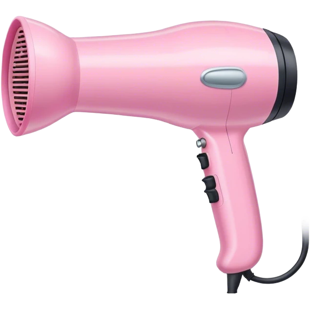 Hair dryer pink pastel emoji