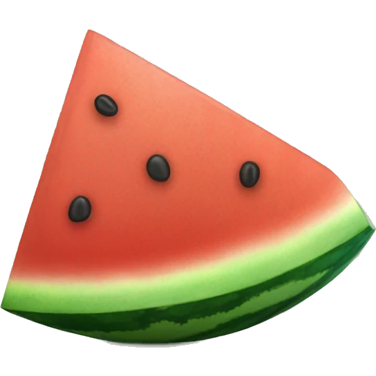 One slice of watermelon emoji