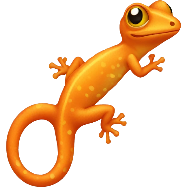orange gecko emoji