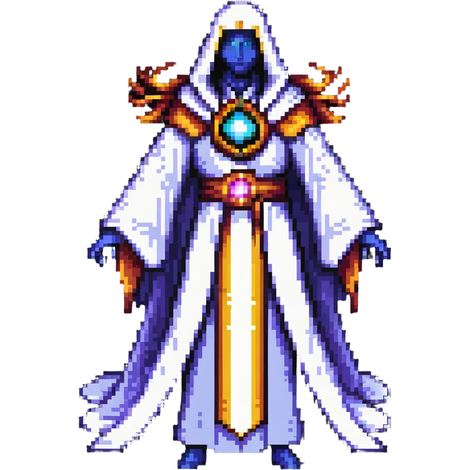 regal human lord with detailed face and flowing robes, commanding powerful energy aura emoji