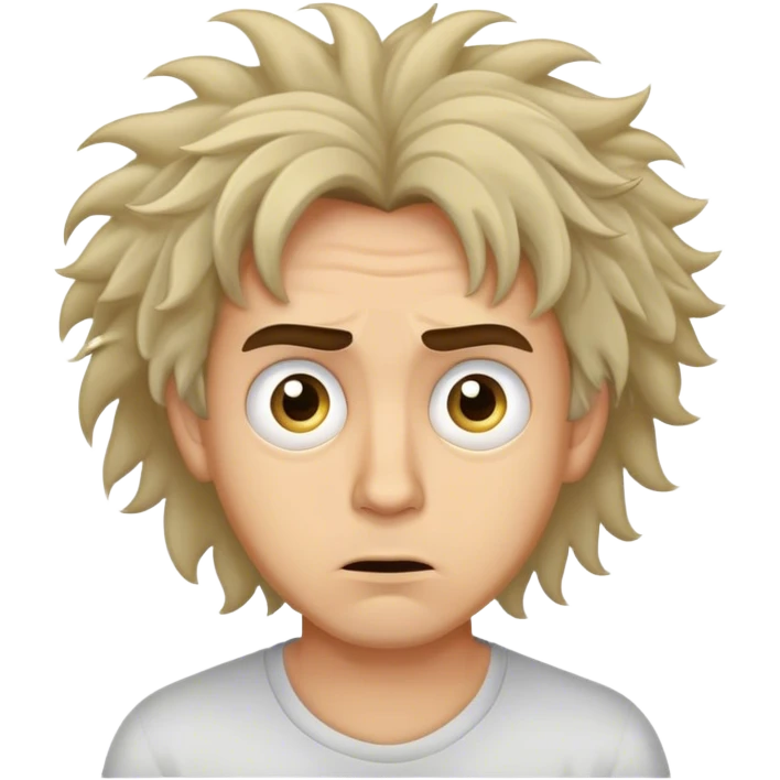 Guy going crazy emoji