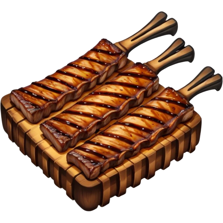 costillas de asado a la parrilla emoji