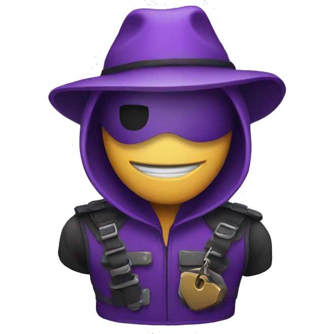 purple burgler alarm emoji
