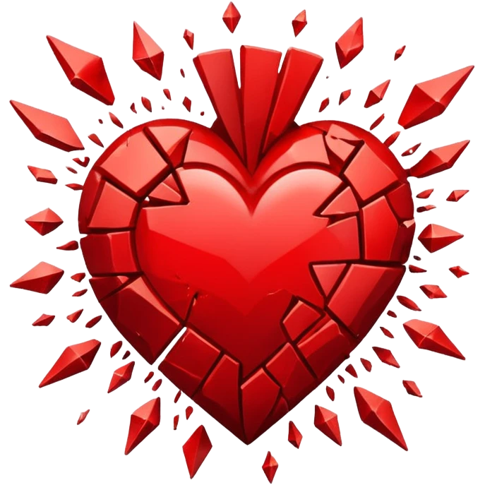 exploding heart emoji
