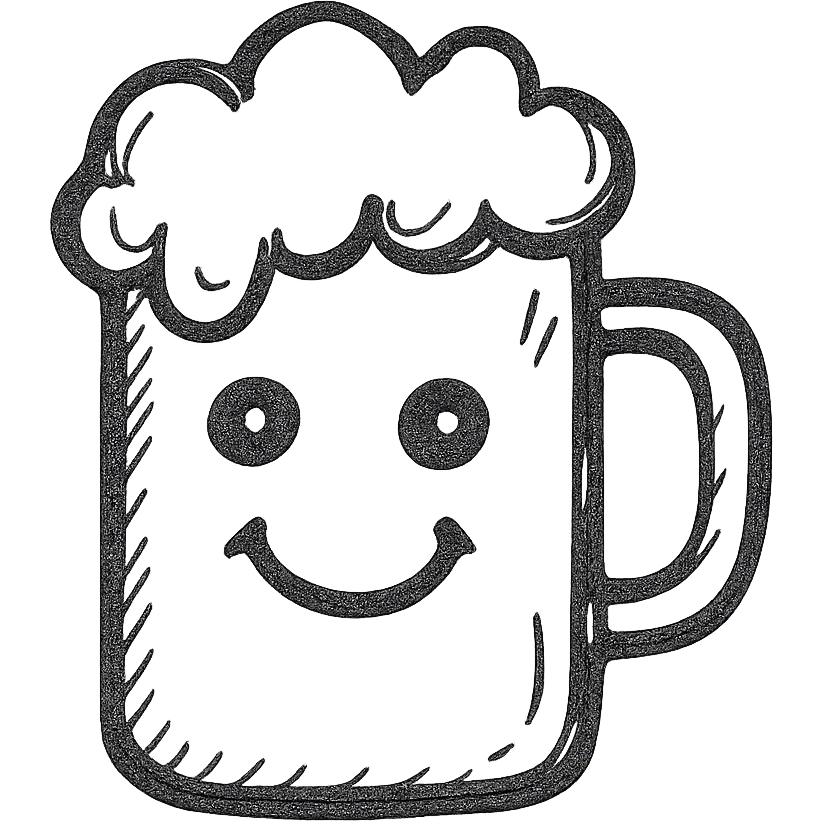 Milk beer face icon emoji