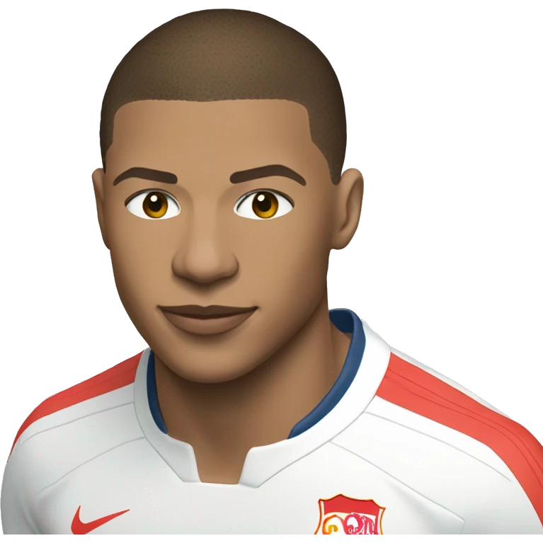Mbappe with the kit of réal padrid emoji