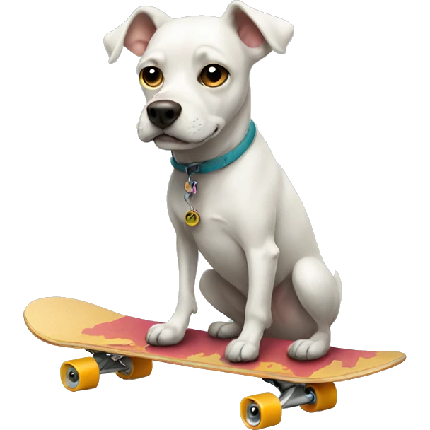 dog on a skateboard  emoji