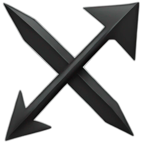 Black arrow symbol emoji