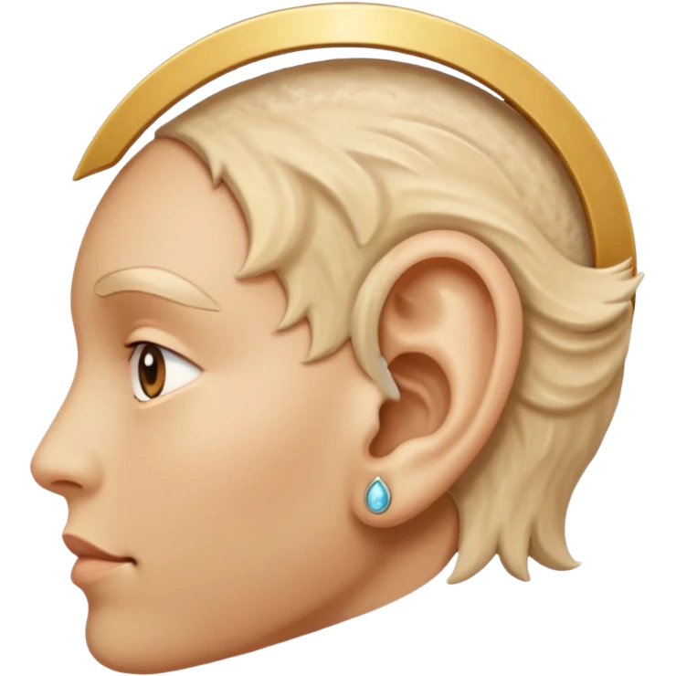 an ear praising God emoji