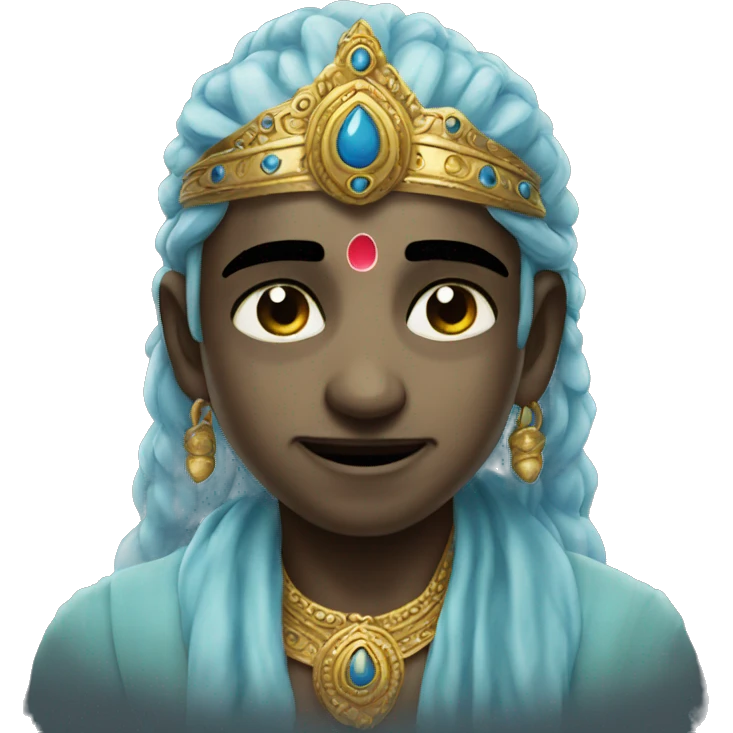 Krishna is crying emoji