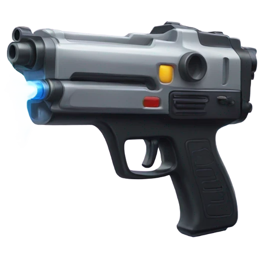 Create a laser gun emoji