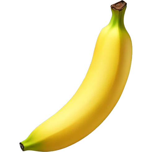 Happy and smiling banana emoji emoji