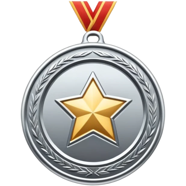 Platinum award medal emoji