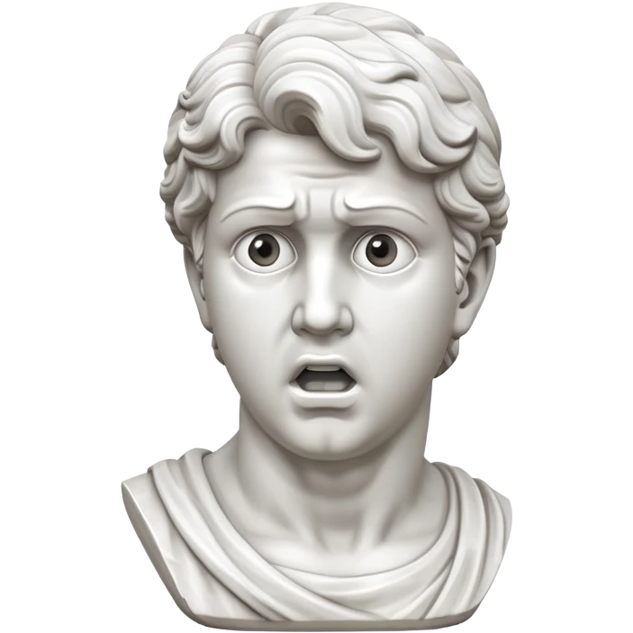 Shocked david statue emoji