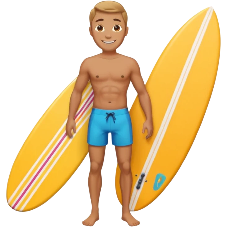 HOMEM NA PRANCHA  emoji