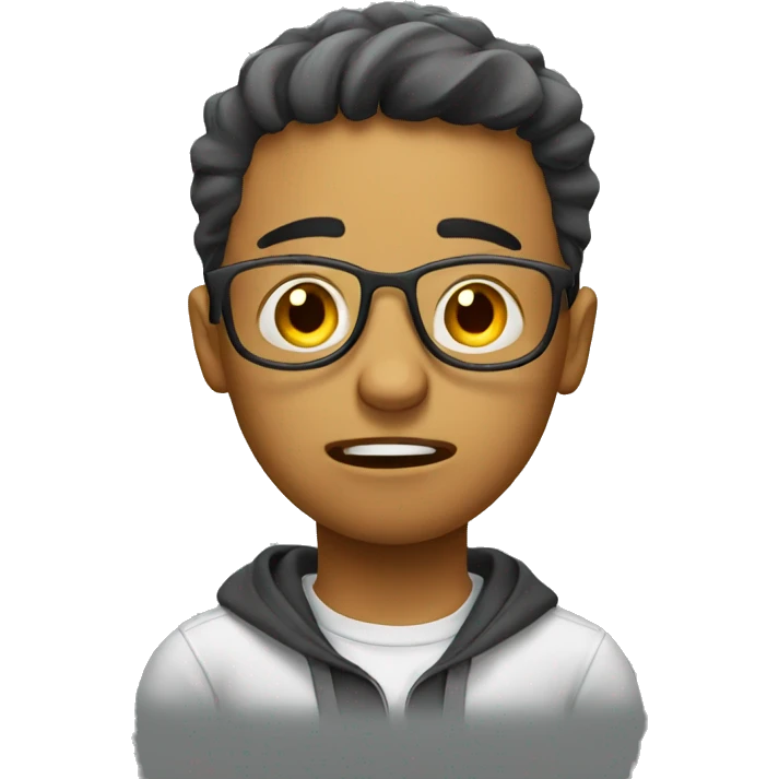 stressed student emoji