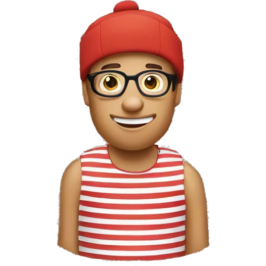 where's waldo emoji