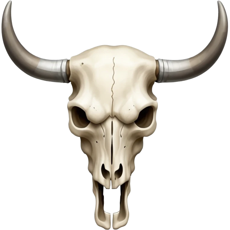 bull skull lateral emoji