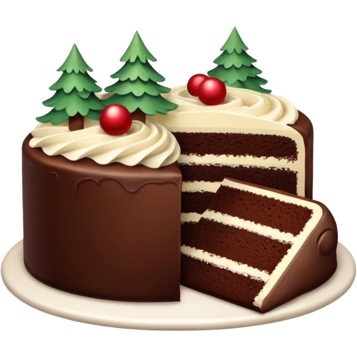 buche de noel emoji