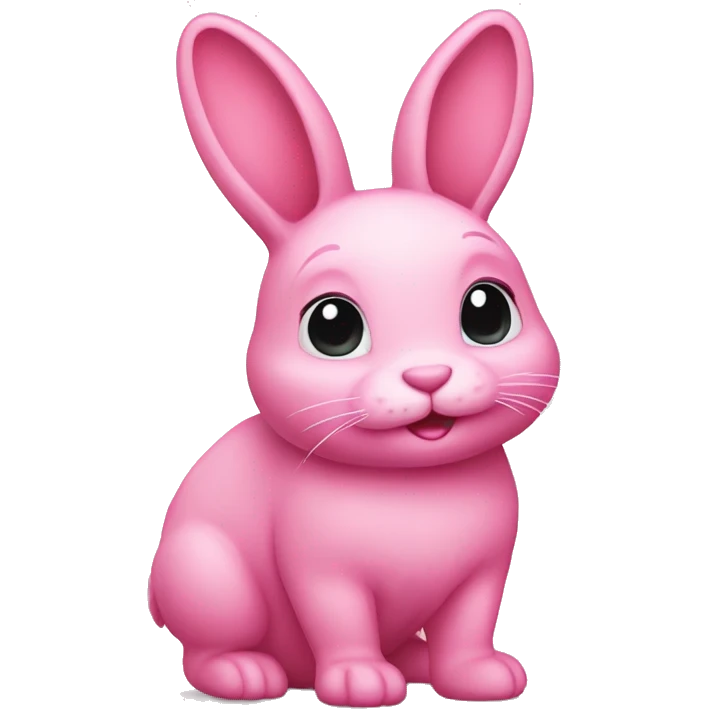 Pink bunny  emoji