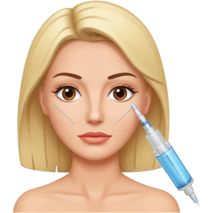  botox injection in the face emoji