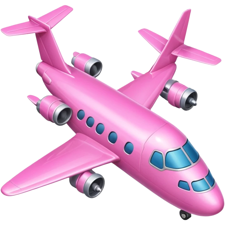 pink airplane emoji