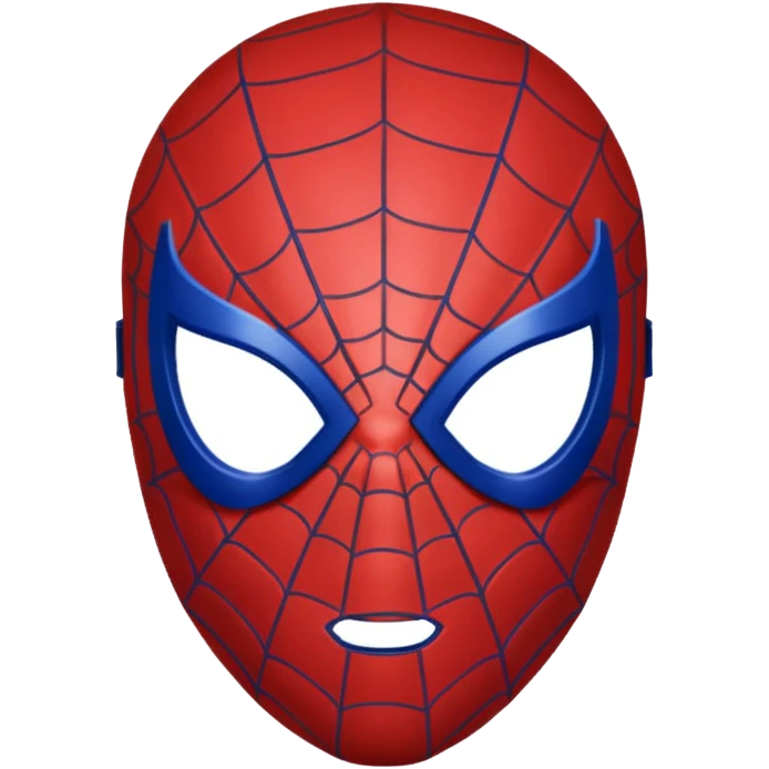 Spider man only face emoji