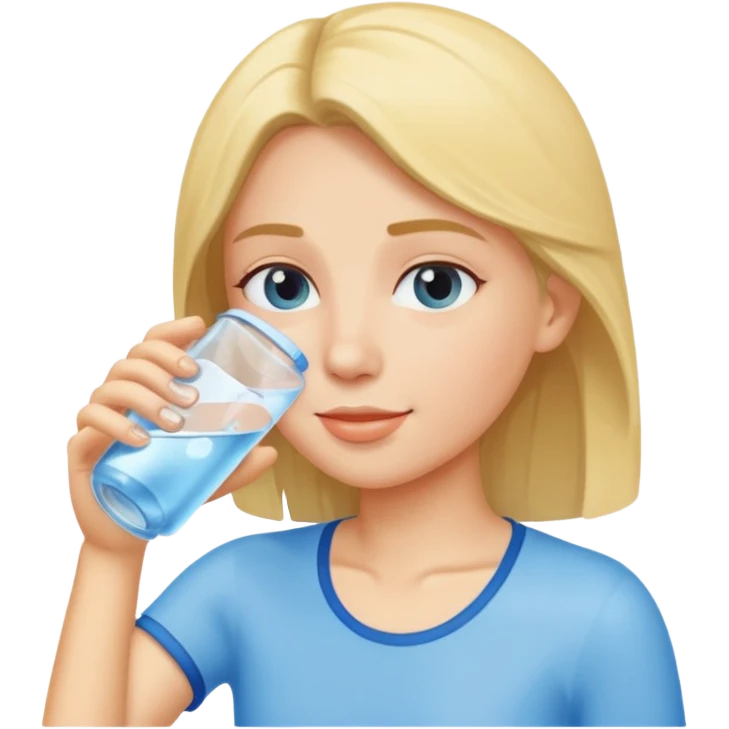 drinking water emoji