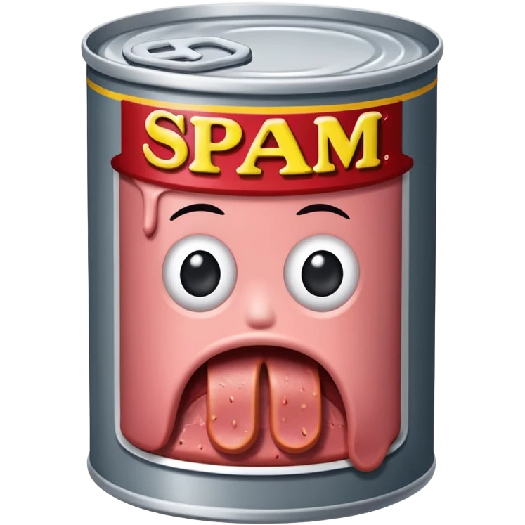 SPAM MEAT sad face EMOJI emoji