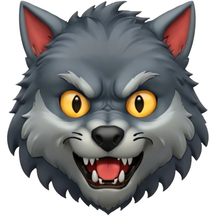 Werewolf head emoji