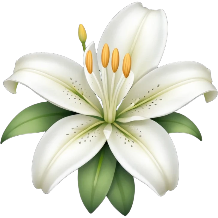 Lily flower emoji