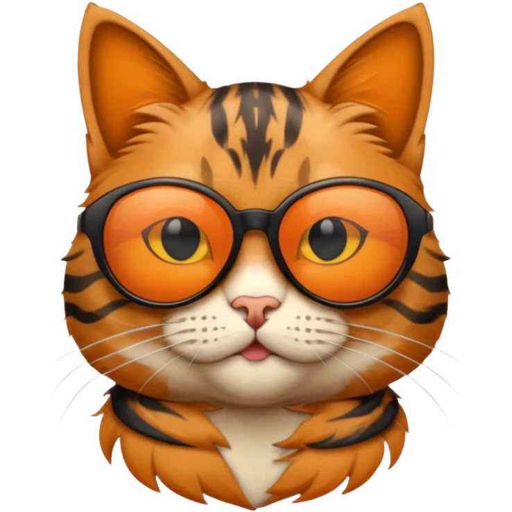Cat wearing sunglasses emoji