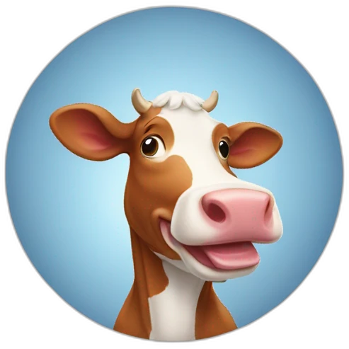 laughing cow emoji