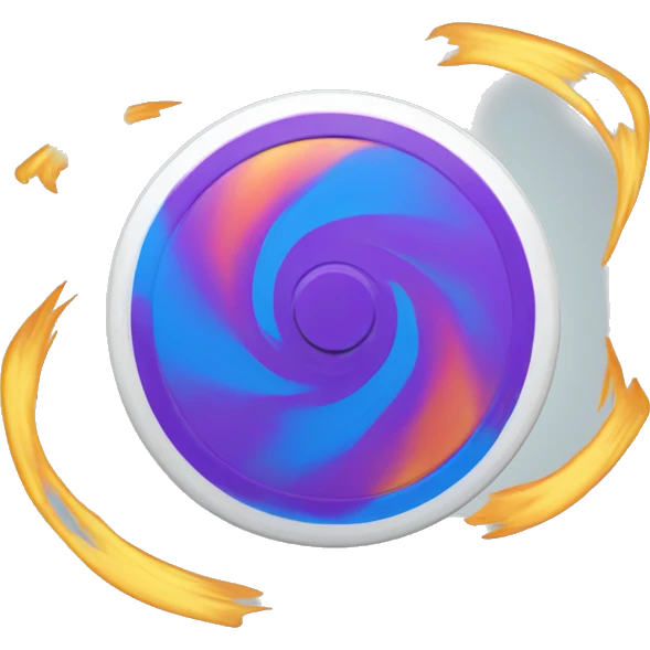 Frisbee spinning emoji