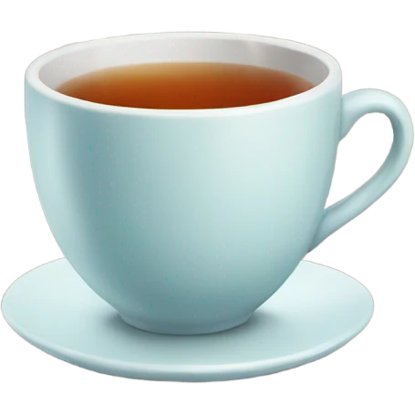 Winter tea emoji