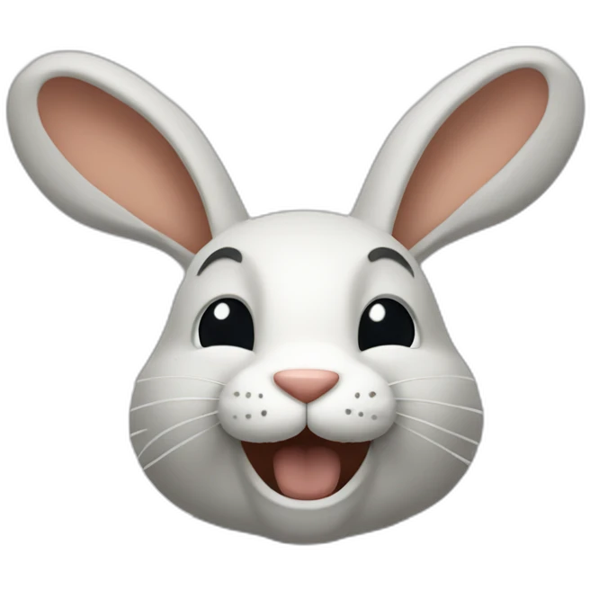 Lapin crétin emoji