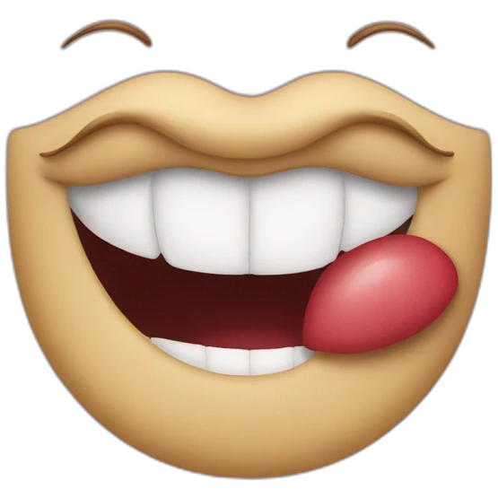 downturned corners of the mouth emoji