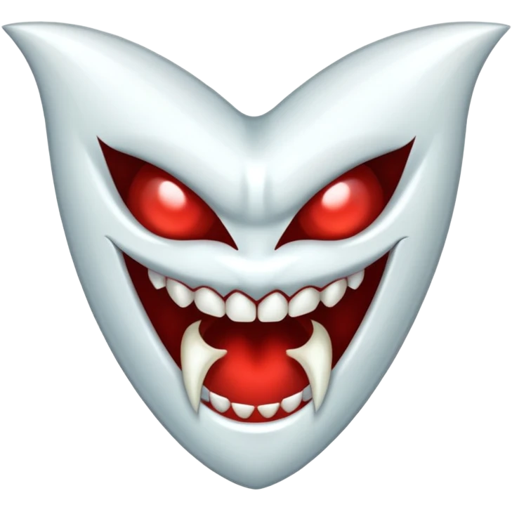 Vampire fangs emoji
