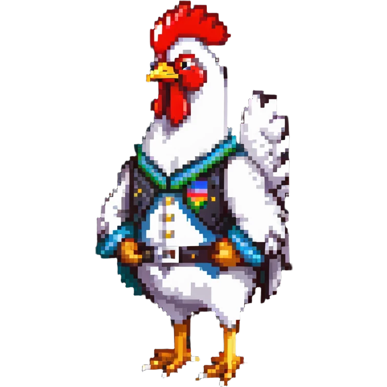 chicken jockey emoji